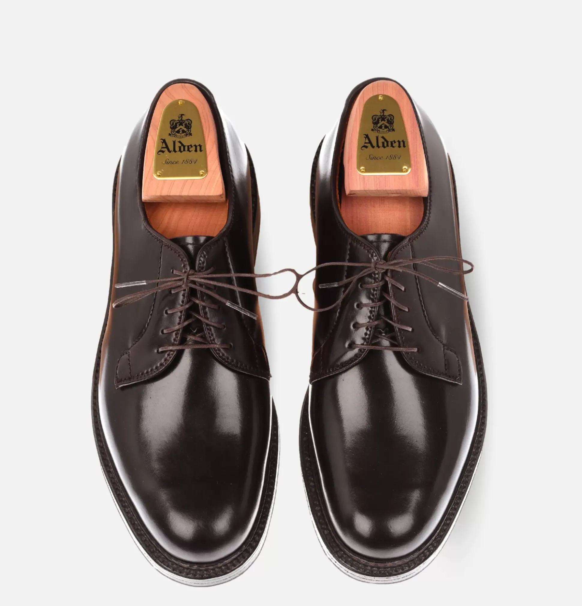 990 - Plain Toe Blucher Cordo