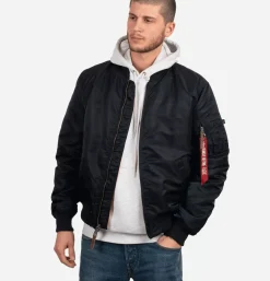 Bomber Ma-1 Flight Jacket Bleu