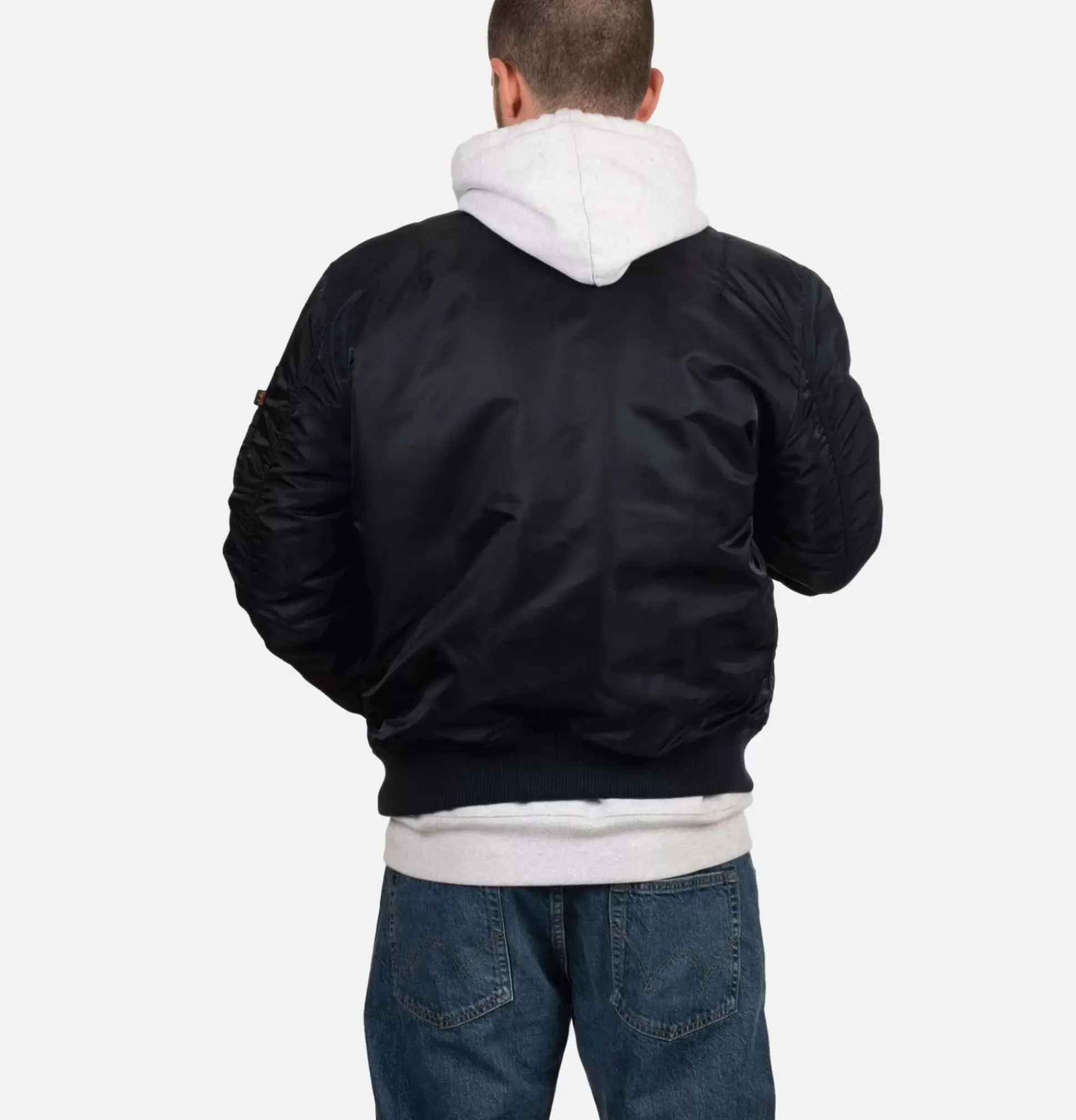 Bomber Ma-1 Flight Jacket Bleu