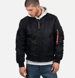 Bomber Ma-1 Flight Jacket Bleu