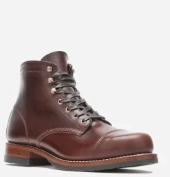 Boots Cap Toe Brown
