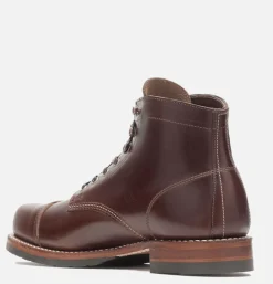 Boots Cap Toe Brown
