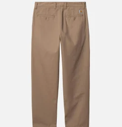 Calder Pant Twill Leather