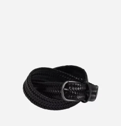 Ceinture Tressee Noir