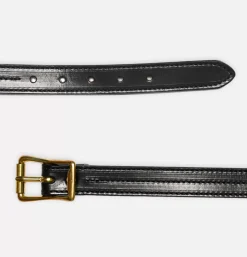 Ceinture Triple Stitched Black