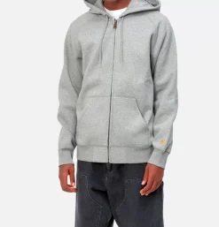 Chase Hooded Jacket Grey Heather