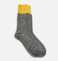 Chaussette Double Silk Jaune
