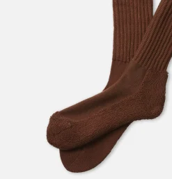 Chaussettes Loose Pile Chocolat