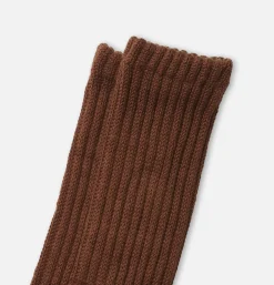 Chaussettes Loose Pile Chocolat