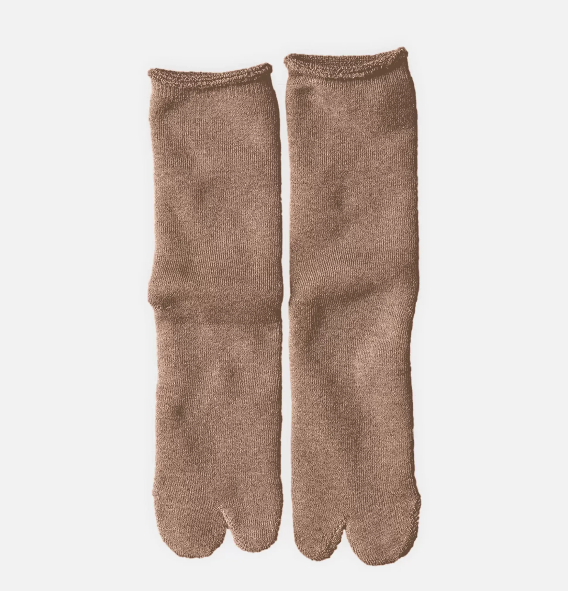 Chaussettes Tabi Pile Brown