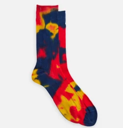 Chaussettes Tie Dye Formal Rouge
