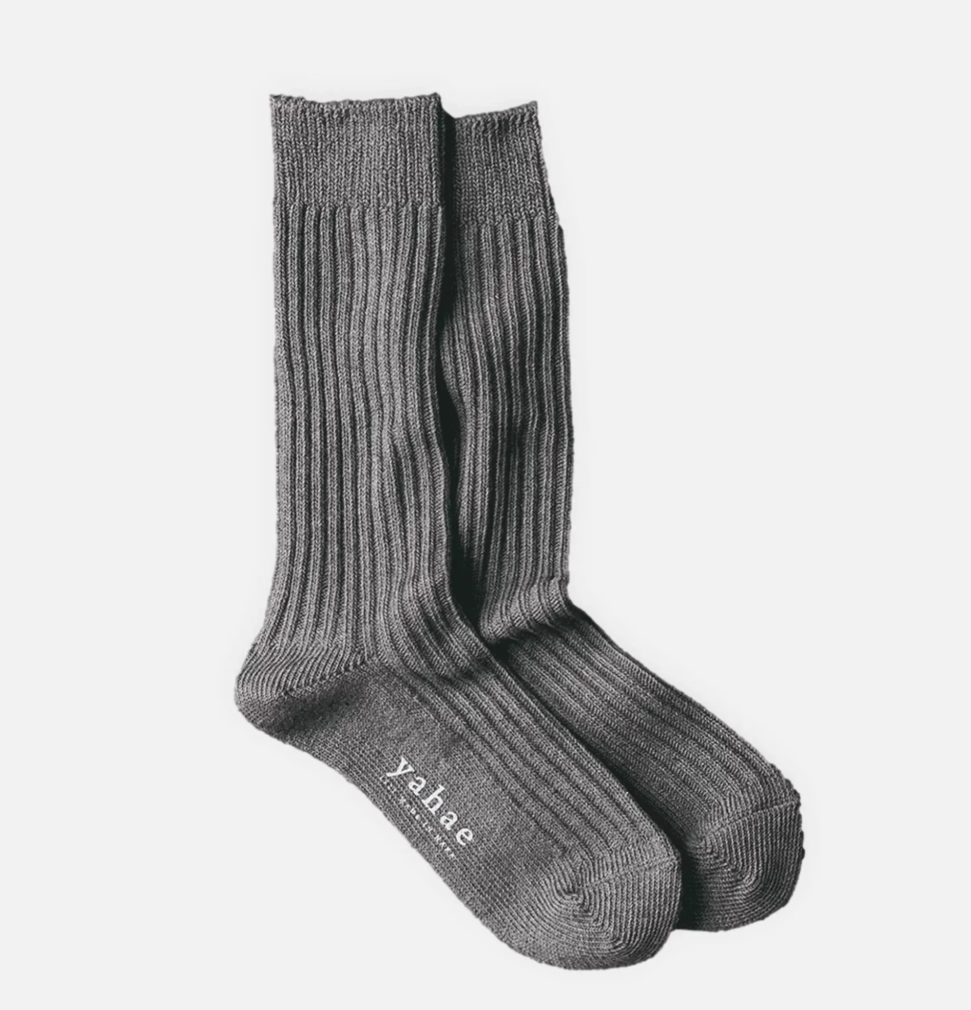 Chaussettes Yak Ribbed Grey