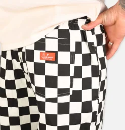 Chef Pant Checker Black