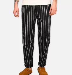 Chef Pant Stripe Black