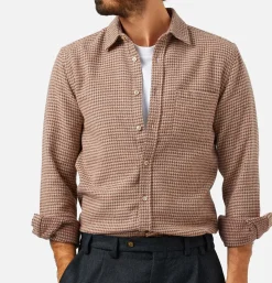 Chemise Abstract Brown