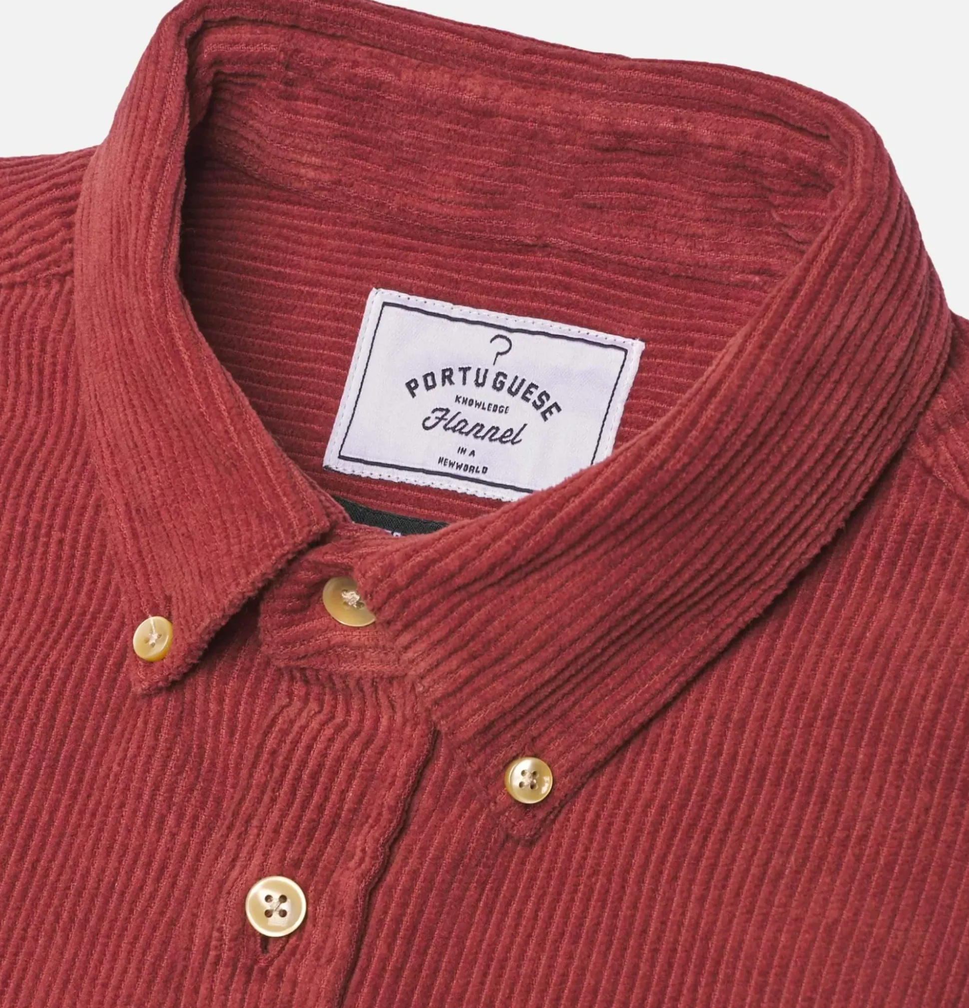 Chemise Lobo Cord Bordeaux