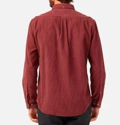 Chemise Lobo Cord Bordeaux