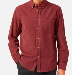 Chemise Lobo Cord Bordeaux