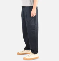 Double Pleat Pant Navy