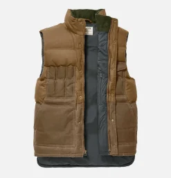 Down Cruiser Vest Dark Tan