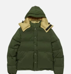Down Sweater Jacket Olive