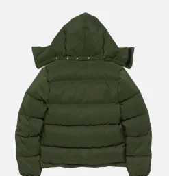 Down Sweater Jacket Olive