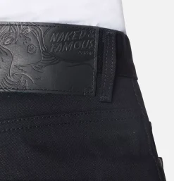 Easy Guy Solid Black Selvedge