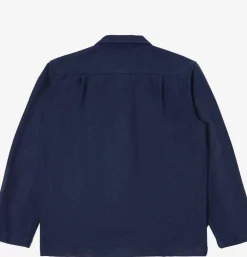 Easy Overshirt Herringbone Navy