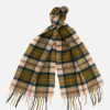 Echarpe Lambswool Tartan Green