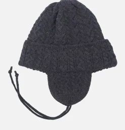 Elias Knit Flightcap Charcoal