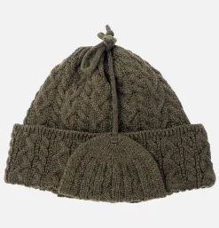 Elias Knit Flightcap Olive