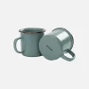 Enamel Cup Set X 2 Mint
