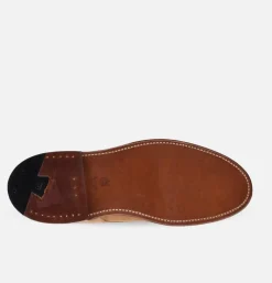 29332F - Plain Toe Blucher Suede Tan