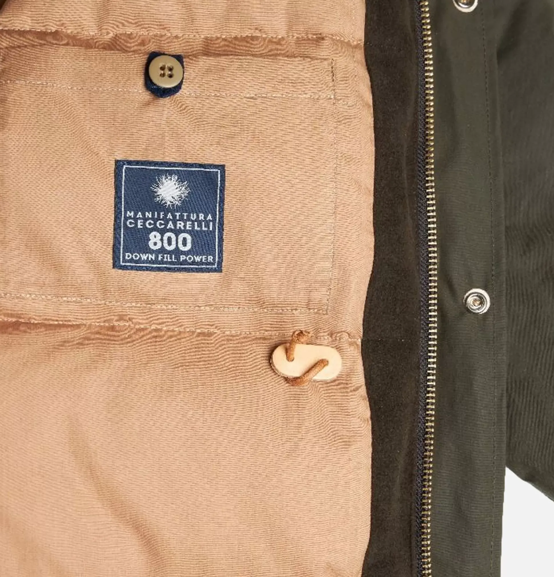 Fisherman Down Parka Chocolat