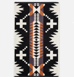 Hand Towel Spider Rock Black