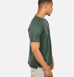 Heavy Raglan Pocket Tee Dark Green