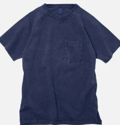 Heavy Raglan Pocket Tee Navy