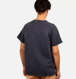 Heavy Raglan Pocket Tee Navy