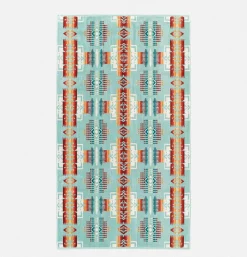 Jacquard Spa Towel Chief Jospeh Aqua