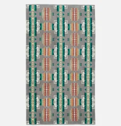 Jacquard Towel Chief Joseph Grey