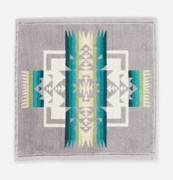 Jacquard Wash Cloth Grey
