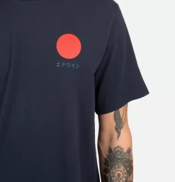 Japanese Sun Tee Shirt Navy