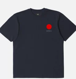 Japanese Sun Tee Shirt Navy