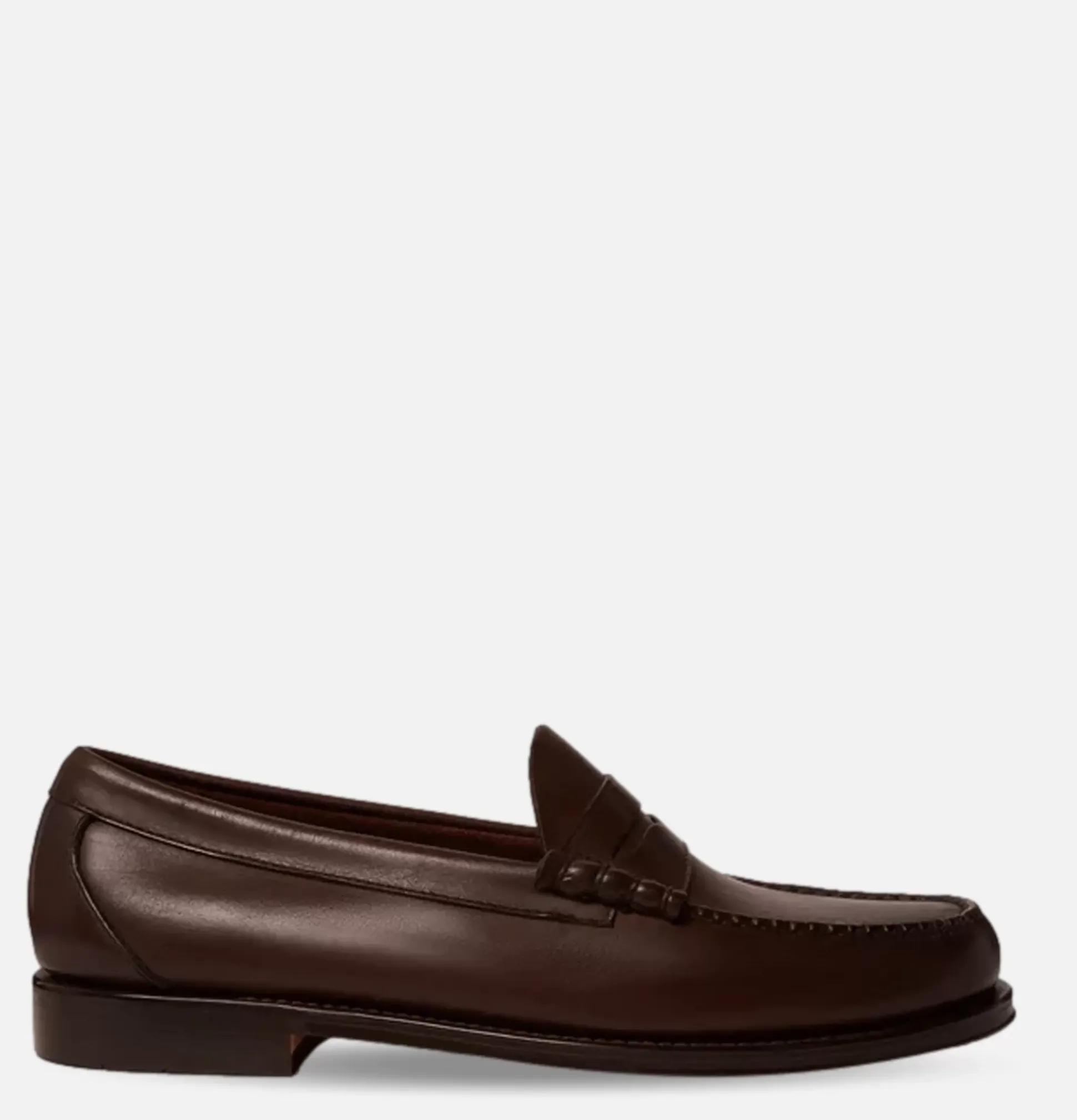 Larson Penny Loafers Soft Chocolate Leather