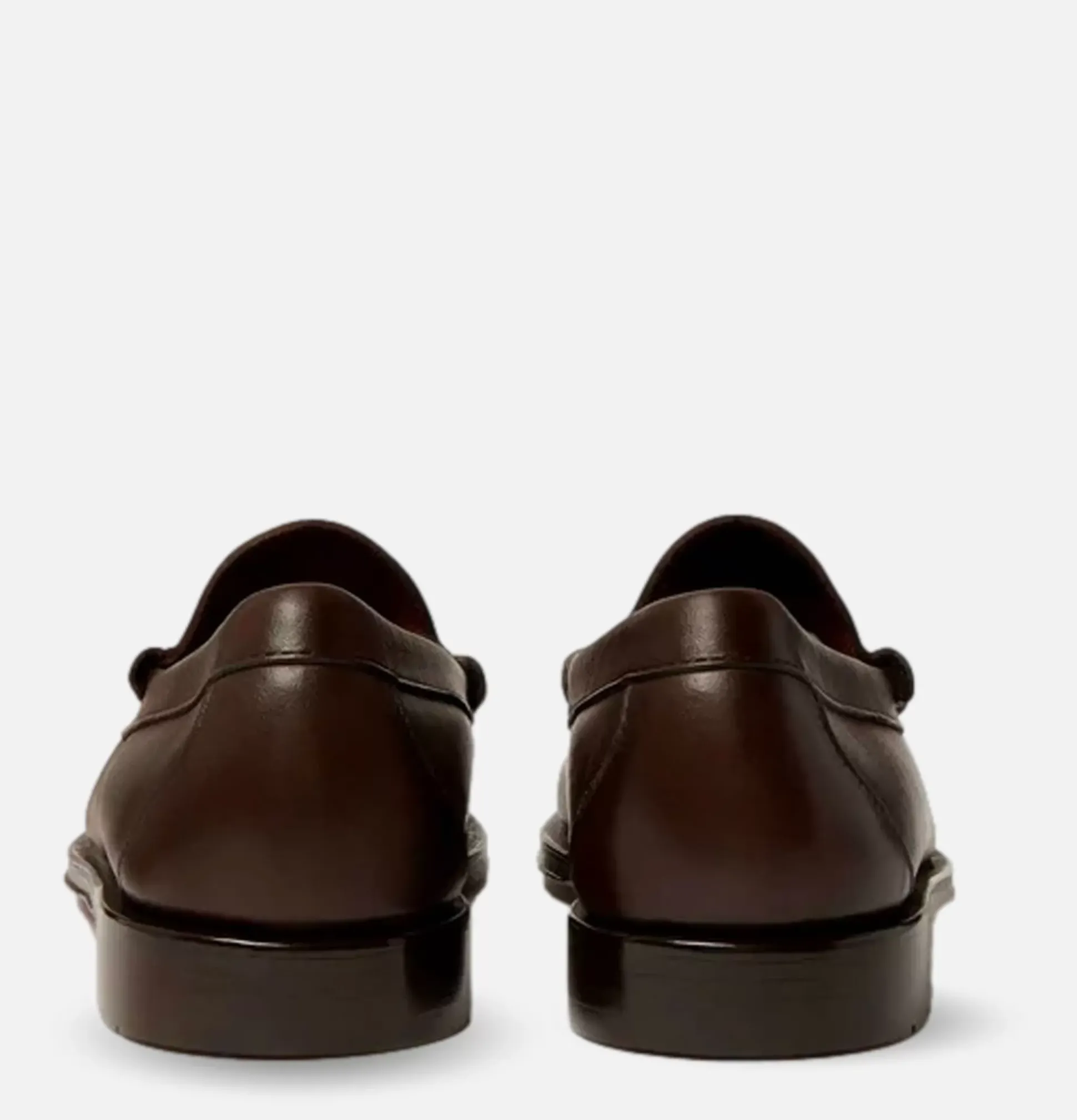Larson Penny Loafers Soft Chocolate Leather