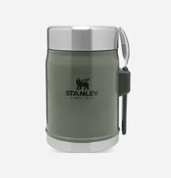 Legendary Food Jar + Spork Hammertone Green