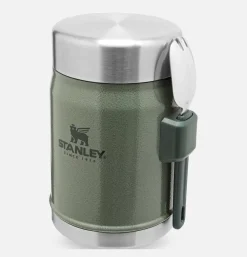 Legendary Food Jar + Spork Hammertone Green