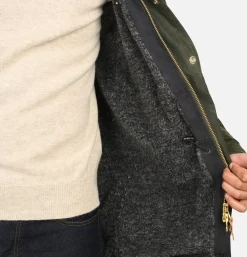 Long Moutain Parka Wax Green
