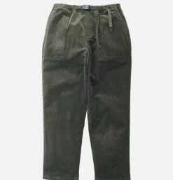 Loose Tapered Cord Pant Green
