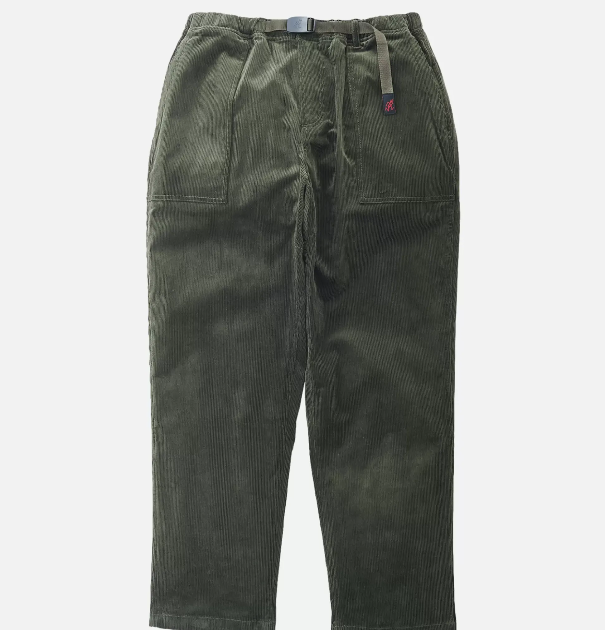 Loose Tapered Cord Pant Green